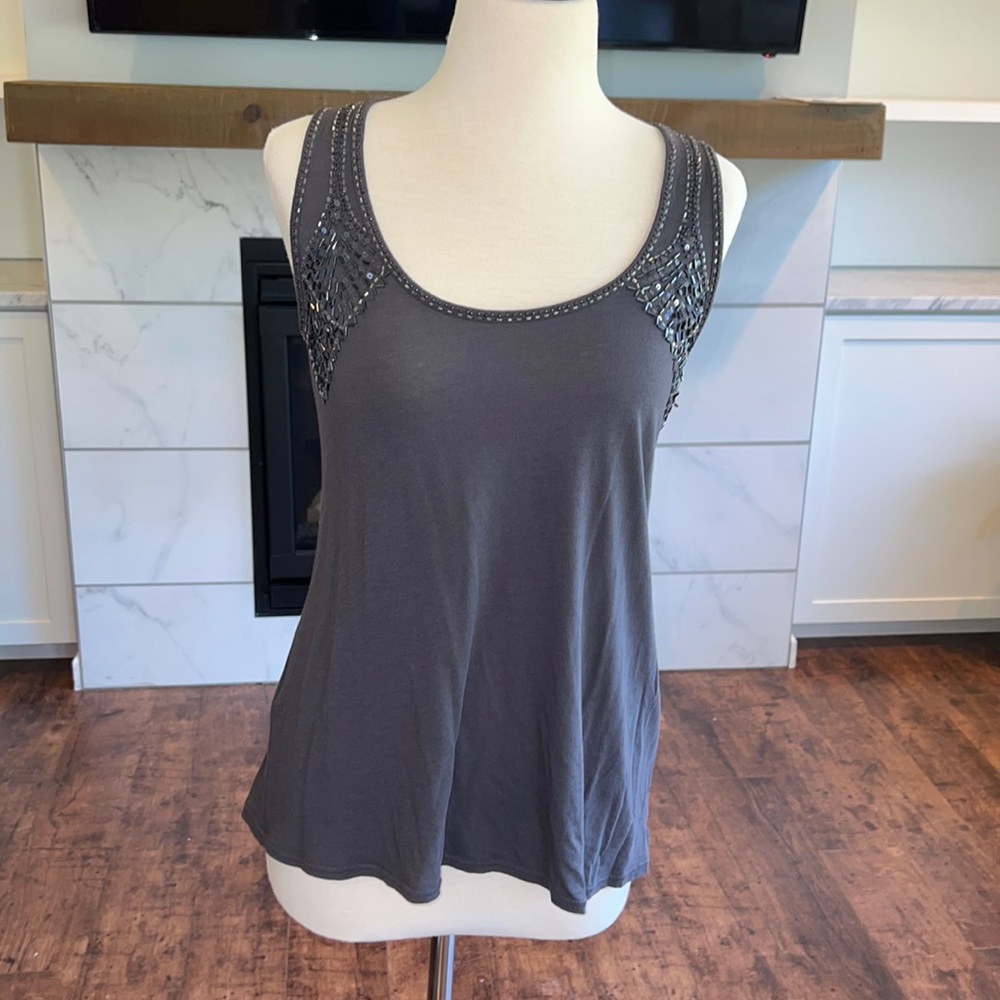 Express beaded tank top
